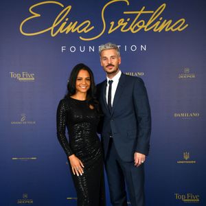 Exclusif - Christina Milian et son mari M. Pokora (Matt Pokora) - Photocall du gala annuel de la Fondation Elina Svitolina au Yacht Club de Monaco. Le 2 décembre 2022
© Bruno Bebert / Bestimage