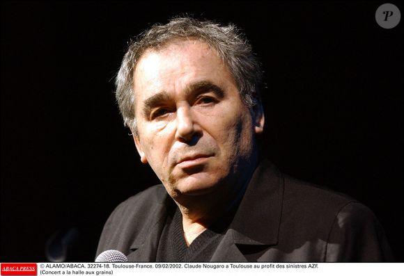 © Arno/Alamo/ABACA. 32274-18. Toulouse-France. 09/02/2002. Claude Nougaro a Toulouse au profit des sinistres AZF.(Concert a la halle aux grains)