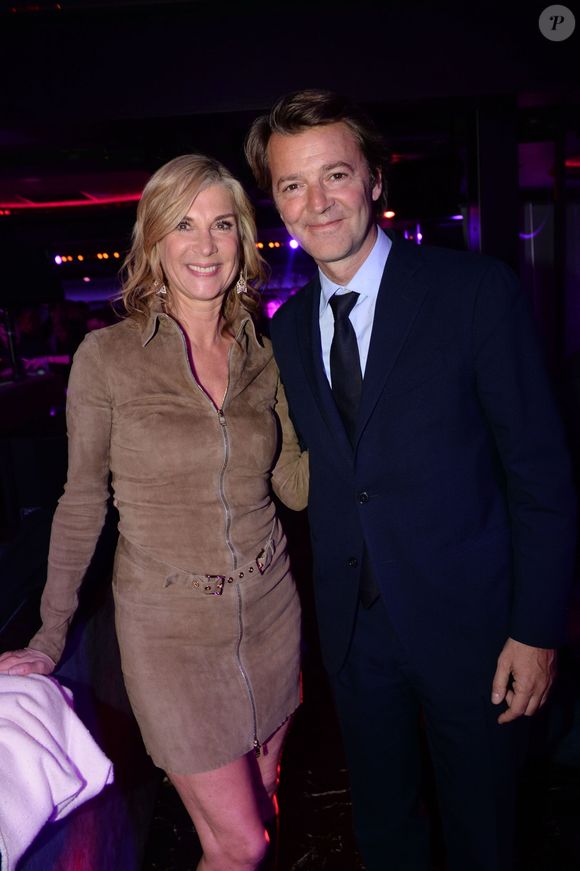 Exclusif - Michèle Laroque et François Baroin - After-party du film Brillantissime à la discothèque L'Arc à Paris, France, le 15 janvier 2018. Evènement organisé par Five Eyes Production. © Rachid Bellak/Bestimage