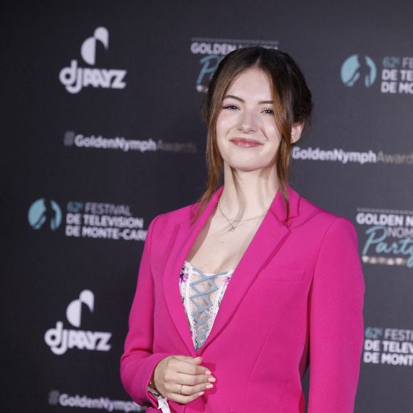 Elsa Bois au photocall de la soirée des nominées 'Golden Nymph nominées party' lors du 62ème Festival de Télévision de Monte-Carlo, à Monaco, le 20 Juin 2023. 
© Denis Guignebourg/BestImage