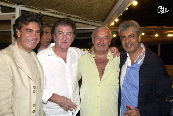 Eddy Mitchell, Marcel Campion et Enrico Macias à Saint-Tropez en 2002
©AGENCE / BESTIMAGE