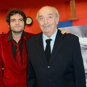Matthieu Chedid et Louis Chedid assistent au lancement de la 'Bibliothèque Andree Chedid' à Paris, France, le 19 novembre 2012. Photo by Nicolas Briquet/ABACAPRESS.COM