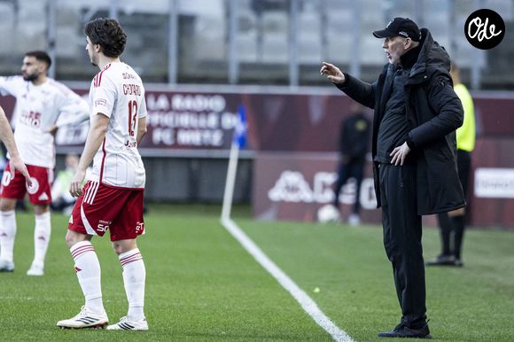 Entraîneur : Éric Roy [FRA] - Match de Ligue 1 McDonald's « Metz - Stade Brestois (0-1) » à Metz, le 1er mars 2026. © Elyxandro Cegarra/PsnewZ/Bestimage