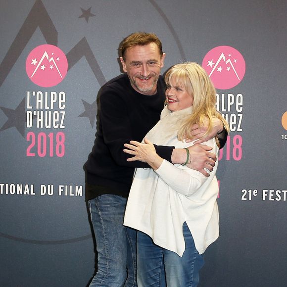 Isabelle Nanty, Jean-Paul Rouve lors de la présentation du film "Les Tuche 3 : Liberté, Égalité, FraterniTuche" de O.Baroux dans le cadre du 21ème Festival International du Film de Comédie de l'Alpe d'Huez le 19 janvier 2018.
© Dominique Jacovides / Bestimage