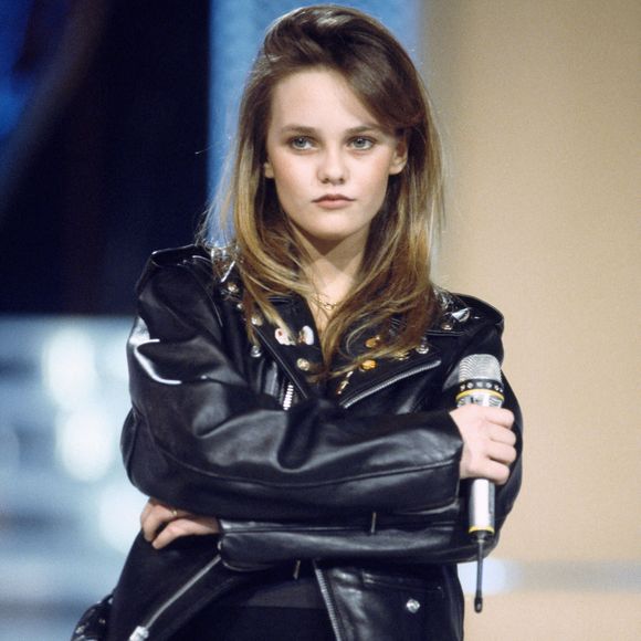 La chanteuse française Vanessa Paradis en janvier 1988 à Paris, France. Photo par Pascal Baril/ABACAPRESS.COM