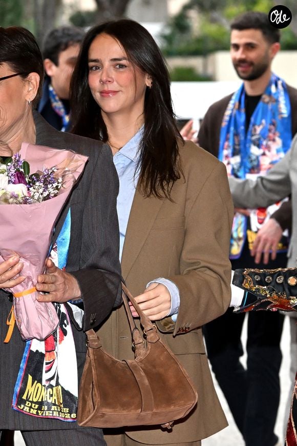 Pauline Ducruet - La princesse Stéphanie de Monaco, ses enfants, Camille Gottlieb, Louis et Pauline Ducruet assistent au 48ème Festival international du Cirque de Monte-Carlo lors de la représentation du dimanche après-midi, le 18 janvier 2026. © Bruno Bebert/Pool Monaco/Bestimage