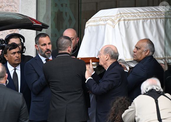 Prince Rahim Aga Khan V - Obsèques de l'Aga Khan IV à Lisbonne au Portugal le 8 février 2025.  Photo de Bestimage