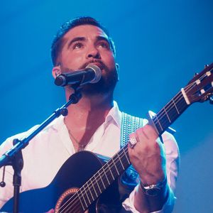 Exclusif - Kendji Girac - Célébration des 10 ans du centre commercial Beaugrenelle à Paris, France. Le 12 octobre 2023.  © Christophe Clovis / Bestimage