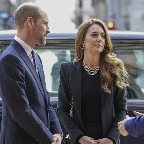 Le Prince et la Princesse de Galles assistent à une cérémonie au Guildhall de Londres, pour commémorer la Journée de la mémoire de l'Holocauste et le 80e anniversaire de la libération d'Auschwitz-Birkenau. Lundi 27 janvier 2025. Londres, Royaume-Uni. Photo by Arthur Edwards/The Sun/PA Wire/ABACAPRESS.COM
