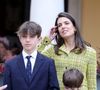 La mère de famille estime d'ailleurs que ses enfants sont encore trop jeunes pour utiliser ces différentes plateformes.

Charlotte Casiraghi et ses enfants Raphaël Elmaleh,  Balthazar Rassam - La famille princière monégasque dans la cour d'honneur du palais lors de la la fête nationale à Monaco le 19 novembre 2025. © Dominique Jacovides - Bruno Bebert / Bestimage
