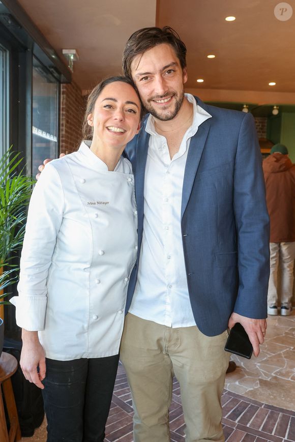 Ces créations sucrées sont spécialement destinées aux passagers de la cabine Business long-courrier.

Nina Métayer et son mari Mathieu Salomé - La meilleure pâtissière du monde Nina Métayer lors de l'inauguration de sa boulangerie-pâtisserie "Fournil par Nina" à La Rochelle, France, le 16 novembre 2024.  © Jean-Marc Lhomer/Bestimage