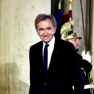 Bernard Arnault, Pdg de LVMH au palais de l'Elysée pour un dîner de travail  lors du sommet pour l'action sur l'intelligence artificielle à Paris le 10 février 2025.

© Dominique Jacovides / Bestimage