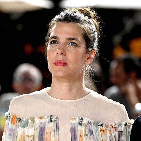Charlotte Casiraghi lors de la 3ème journée du Jumping International de Monte-Carlo, le 5 juillet 2025. © Bruno Bebert/Bestimage