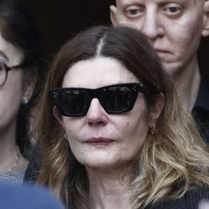 Chiara Mastroianni aux obsèques de M.Satrapi au Crématorium du Père-Lachaise à Paris, le 19 juin 2026. 
© Cyril Moreau / Bestimage