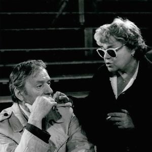 Yves Montand et Simone Signoret sur un tournage (archive) © Keystone Press Agency/ZUMA Press Wire