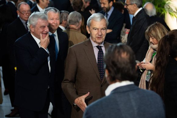 Daniel Bilalian, journaliste français lors de la cérémonie d'hommage au regretté journaliste français J.-P.Elkabbach au siège de France Televisions à Paris, France, le 9 octobre 2023. © Jeanne Accorsini/Pool/Bestimage
