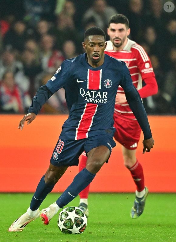 Ousmane Dembelé  ( PSG) lors du match de Ligue des Champions de l'UEFA opposant le le Paris Saint-Germain (PSG) au Stade Brestois 29 (score 7-0 au Parc des Princes à Paris, France, le 19 février 2025. © Christian Liewig/Bestimage