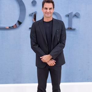 Roger Federer au photocall au défilé DIOR de la mode homme Printemps/Été 2026 dans le cadre de la Fashion Week de Paris à l'Hôtel National des Invalides, Place Vauban, à Paris, France, le 27 juin 2025. © Olivier Borde/Bestimage