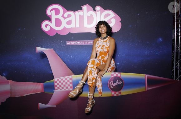 Exclusif - Vaimalama Chaves (Miss France 2019) - Avant-première du film "Barbie" au Grand Rex à Paris le 18 juillet 2023. © Denis Guignebourg/Bestimage