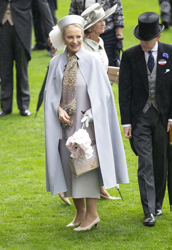 La princesse Michael de Kent (Marie-Christine von Reibnitz) - La famille royale lors des courses d'Ascot 2019 le 19 juin 2019. AGENCE / BESTIMAGE