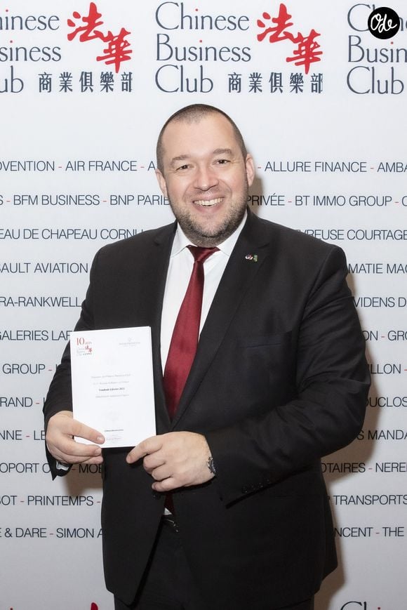 Guillaume Gomez (Chef Cuisinier de la Présidence de la République) - Déjeuner officiel du Chinese Club à l'Intercontinental Opéra organisé par H.Parisot et en présence de F.Mazzella, président fondateur de BlaBlaCar (et invité d'honneur)- Paris le 04/02/2022 ©Jack Tribeca / Bestimage