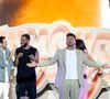 Le 27 juin 2025, la Pinède Gould de Juan-les-Pins a accueilli l'enregistrement de son grand festival estival baptisé "L'humour à la Plage".
Exclusif - Kev Adams et ses invités pour le final de l'émission - Enregistrement de l'émission "L'humour à la plage" pour la 2eme édition du festival de Juan les Pins à la pinède Gould le 27 juin 2025. © Bruno Bebert / Bestimage