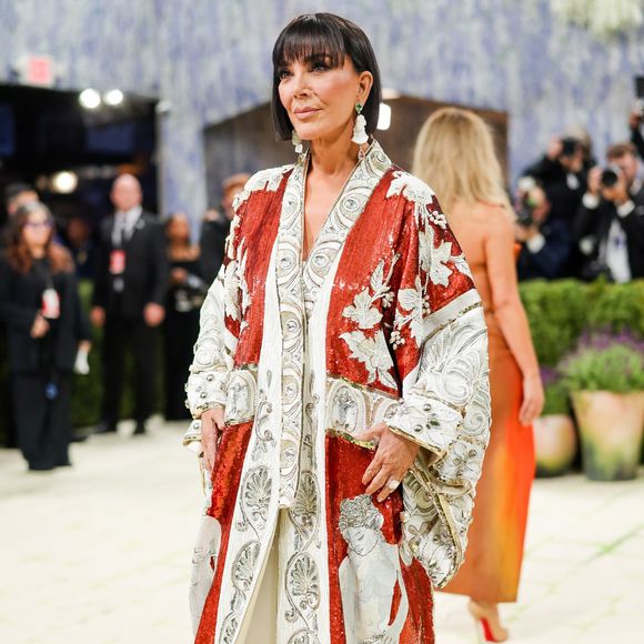 Kris Jenner au Met Gala 2026, célébrant "Costume Art" au Metropolitan Museum of Art à New York.

©Bestimage
