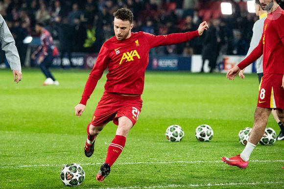 Diogo Jota - 1/8e de finale aller de la Ligue des champions 2024-2025 entre le PSG contre Liverpool (0-1) au Parc des Princes à Paris le 5 mars 2025. Baptiste Autissier / PsnewZ / Bestimage