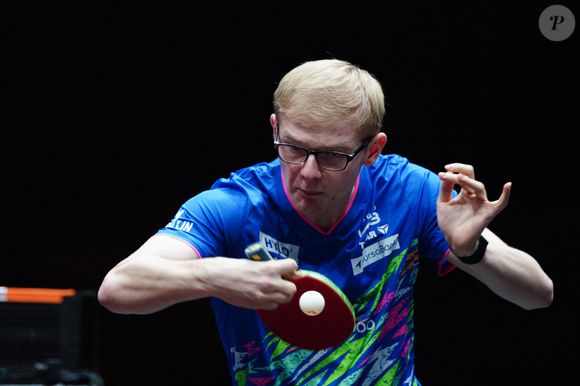 13 décembre 2025, Hong Kong, Chine : Félix Lebrun, un joueur de tennis de table français lors d'un match aux finales du WTT Hong Kong 2025 jour 4 le 13 décembre 2025 à Hong Kong. (Crédit image : © Ellan Mad/Nexpher Images via ZUMA Press / Bestimage Wire / Bestimage)