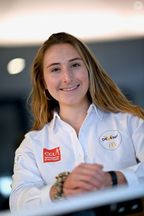 Violette DORANGE lors de la conférence de presse de la 10ème édition du Vendée Globe qui s'est tenue à la Seine Musicale à Paris le 19 septembre 2024. Le départ des quarante concurrents sera donné le 10 novembre 2024 dans la baie des Sables-d'Olonne. Photo par Franck Castel/ABACAPRESS.COM