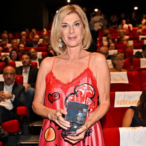 Michèle Laroque durant la cérémonie de clôture et remise des prix de la 5eme édition du Nice Festival CinéRoman au cinéma Pathé Gare du Sud à Nice, le 7 octobre 2023. © Bruno Bebert/Pool Nice/Bestimage