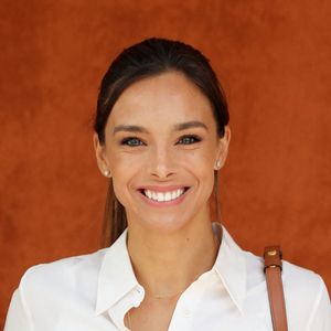 Marine Lorphelin, Miss France 2013, lors des Internationaux de France de Tennis de Roland Garros 2022. DOMINIQUE JACOVIDES / BESTIMAGE