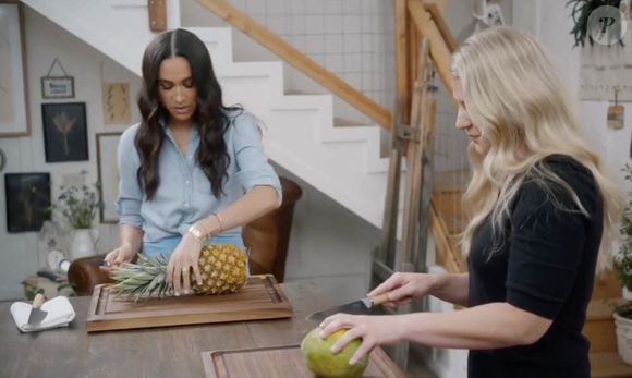 Crédit photo : Emma Grede . Meghan Markle a partagé sa dernière astuce de cuisine dans un extrait inédit de son émission Netflix. (JLPPA / Bestimage). 2025