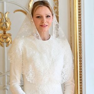 La princesse Charlène de Monaco - Entretien au palais pricnier et photo officielle - Visite historique du pape Léon XIV à Monaco le 28 mars 2026.
© Bruno Bebert - Dominique Jacovides / Bestimage