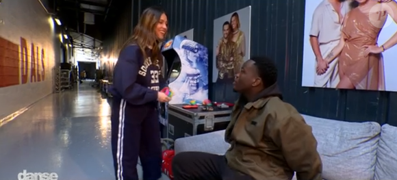 "Je suis super amoureux !", a-t-il fait savoir à Inès Vandamme durant leurs répétitions. 

Jungeli dans "Danse avec les stars" sur TF1