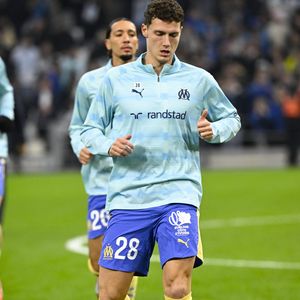 Benjamin Pavard (OM) - Ligue 1 McDonald’s match entre Olympique de Marseille et Toulouse Football Club le 29 novembre 2025 à Marseille. William Cannarella / PsnewZ / Bestimage