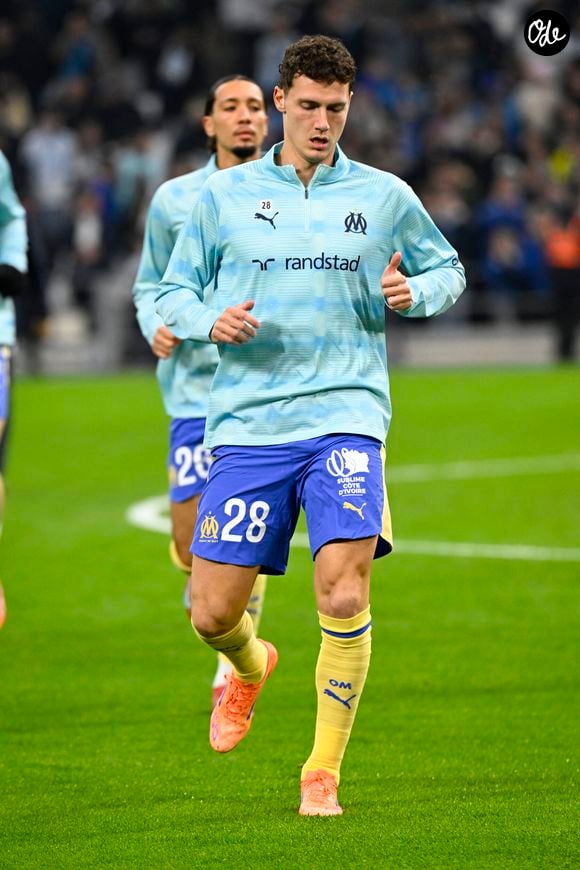 Benjamin Pavard (OM) - Ligue 1 McDonald’s match entre Olympique de Marseille et Toulouse Football Club le 29 novembre 2025 à Marseille. William Cannarella / PsnewZ / Bestimage