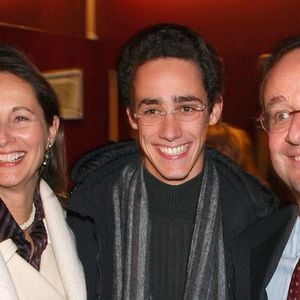 Fils aîné du couple formé par François Hollande et Ségolène Royal, il a vécu une histoire d'amour un peu trop médiatisée durant sa jeunesse...
François Hollande, Ségolène Royal, et leur fils Thomas Hollande assistent à l'avant-première du dernier film de Claude Berri, 'L'un reste, l'autre part', au cinéma UGC Publicis à Paris, France, le 11 janvier 2005. Photo par Bruno Klein/Abaca