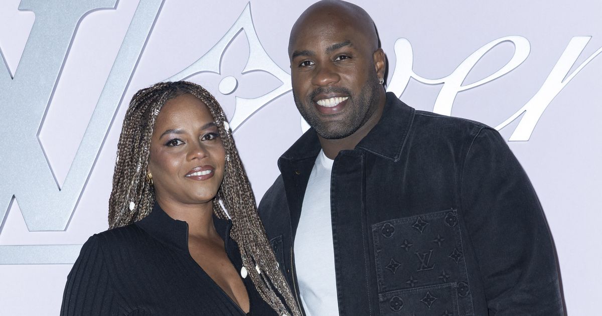Teddy Riner fiancé à sa compagne Luthna Plocus depuis 12 ans : "Elle m'a  bien fait galérer " - Purepeople