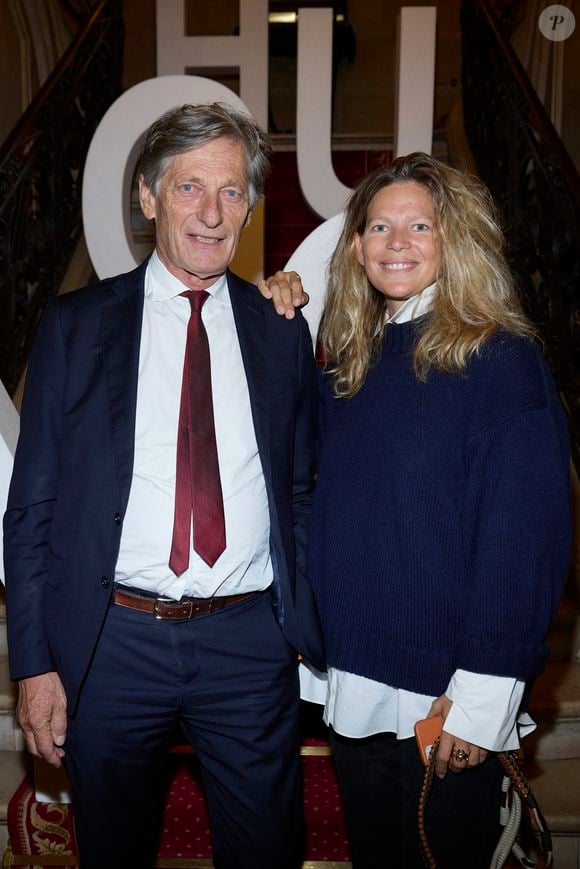 Nicolas De Tavernost et sa fille Sibylle De Tavernost - Soirée de lancement du premier guide "Huggy Paris Numéro 1", un guide avec sa sélection des plus belles adresses de la capitale (hôtels, eat&drink, et home), Paris le 9 octobre 2024. © Cyril Moreau/Bestimage
