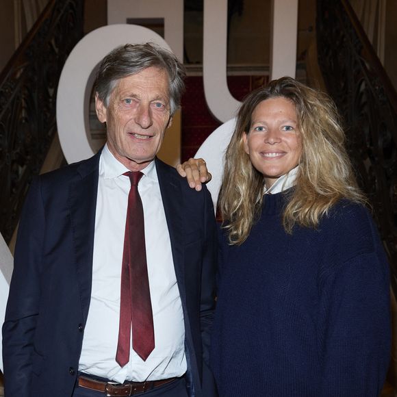 Nicolas De Tavernost et sa fille Sibylle De Tavernost - Soirée de lancement du premier guide "Huggy Paris Numéro 1", un guide avec sa sélection des plus belles adresses de la capitale (hôtels, eat&drink, et home), Paris le 9 octobre 2024. © Cyril Moreau/Bestimage