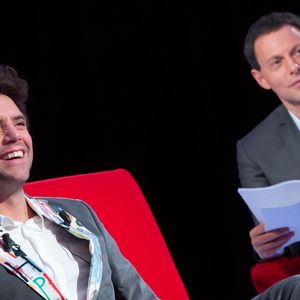 Exclusif - Enregistrement de l'émission "Le Divan" présentée par Marc-Olivier Fogiel avec Mika en invité, le 10 avril 2015. Elle sera diffusée le 16 juin 2015, sur France 3. CYRIL MOREAU / BESTIMAGE