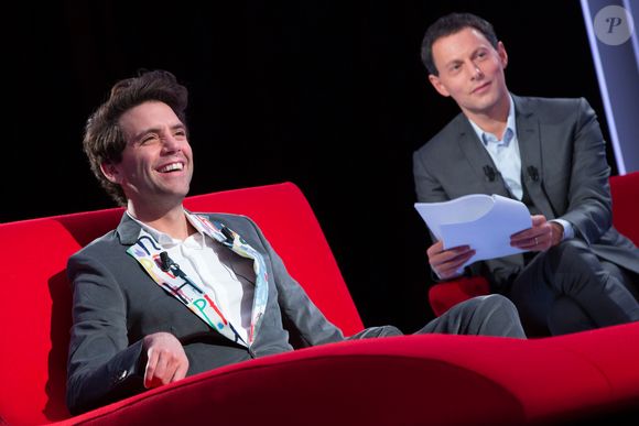 Exclusif - Enregistrement de l'émission "Le Divan" présentée par Marc-Olivier Fogiel avec Mika en invité, le 10 avril 2015. Elle sera diffusée le 16 juin 2015, sur France 3. CYRIL MOREAU / BESTIMAGE