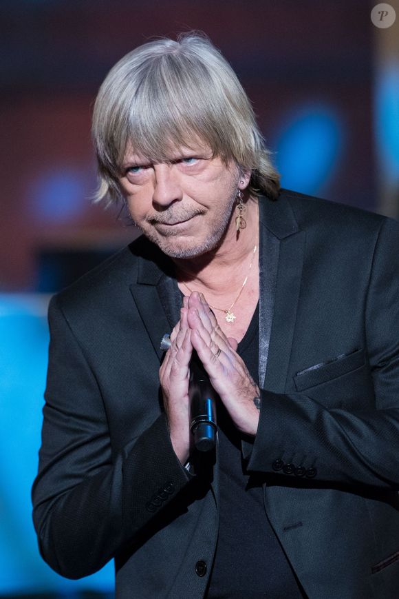 Le chanteur Renaud (Renaud Séchan) - Tournage de l'émission "Merci Renaud" dans les studios de la Plaine Saint-Denis le 15 novembre 2016, qui sera diffusée le samedi 17 décembre 2016 en prime time sur France 2. © Cyril Moreau / Bestimage