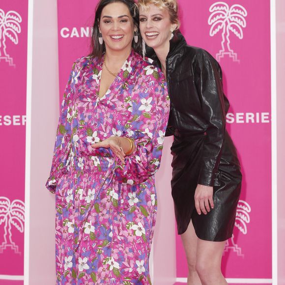 Lola Dewaere, Sara Mortensen de la série "Astrid et Raphaëlle" - CANNESERIES SAISON 5 au Palais des Festivals et des Congrès de Cannes, vendredi 1 avril 2022. © Christophe Aubert via Bestimage