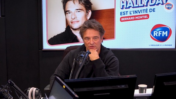 David Hallyday sur le plateau de "1 heure avec" de Bernard Montiel sur RFM -  26/10/2025