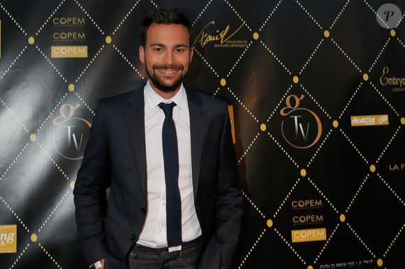 Bertrand Chameroy - Photocall "Prix Gold de la TNT 2015" au théâtre Bobino à Paris, le 9 juin 2015. © Christophe Clovis / Bestimage
