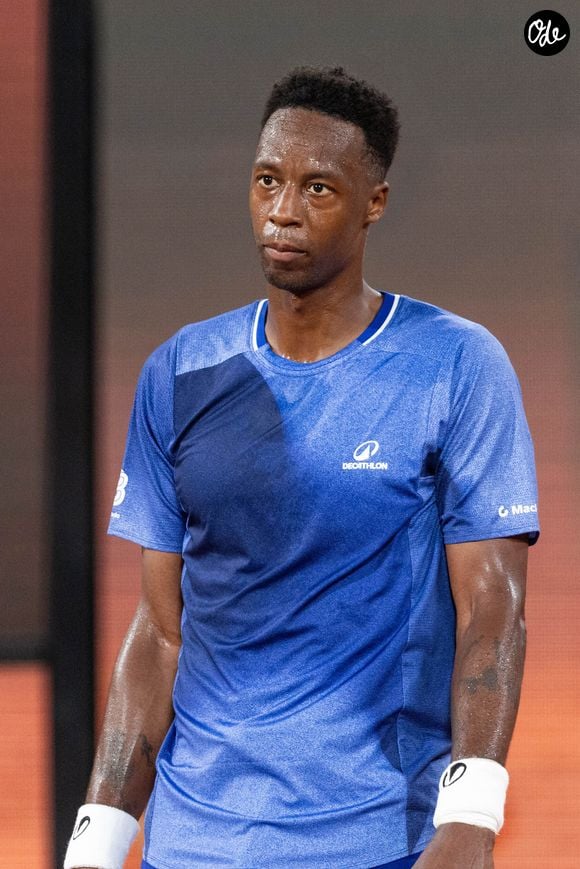 Gaël Monfils joue et perd son dernier match face à Hugo Gaston lors des internationaux de tennis de Roland Garros à Paris le 25 mai 2026.

© Moreau / Jacovides / Bestimage