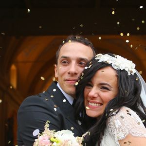 Mariage religieux en l'église de Villanova d' Alizée et Grégoire Lyonnet - Villanova le 18 juin 2016. © Olivier Huitel - Olivier Sanchez / Bestimage - Crystal
