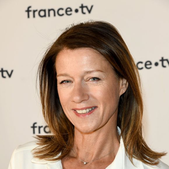 Carole Gaessler au photocall de la conférence de presse de France 2 au théâtre Marigny à Paris le 18 juin 2019

© Coadic Guirec / Bestimage